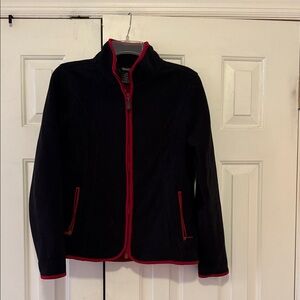 Black and Red Women's Fleece Jacket